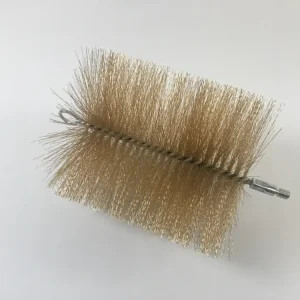 Escova de cabeç de 180 mm arame de ço de escova com fio externo M10