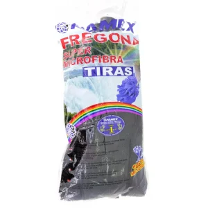 Esfregona tiras preta