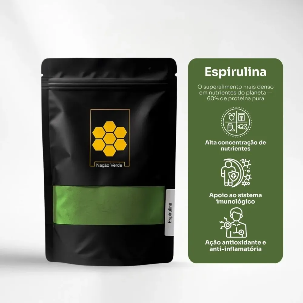 Espirulina - Nação Verde 200g
