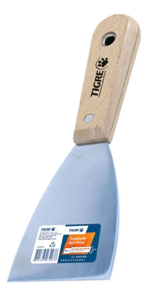 ESPÁTULA TIGRE ÇO INOX 2153 2.1/2'' 62153010