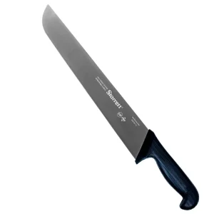FACA PARA CARNE LÂMINA LARGA 25CM KBKB203 PRETO STARRETT