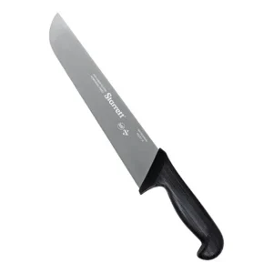 FACA PARA CARNE LÂMINA LARGA 30CM KBKB203 PRETO STARRETT