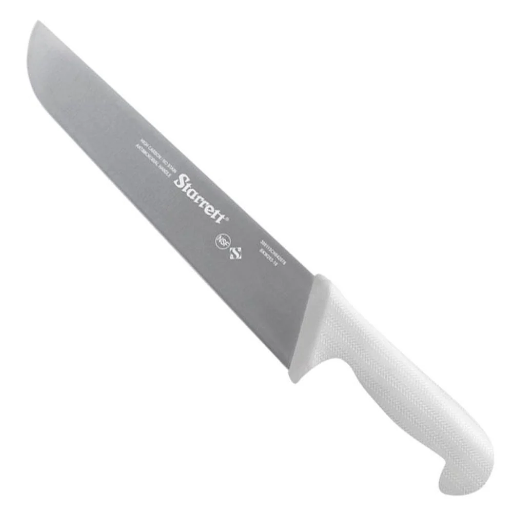 FACA PARA CARNE LÂMINA LARGA 30CM KBKW203 BRANCO STARRETT