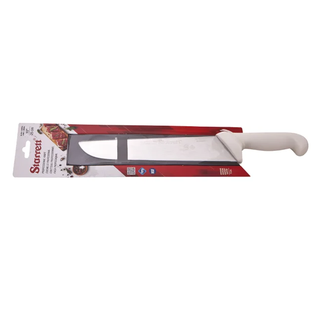 FACA PARA CARNE LÂMINA LARGA 30CM KBKW203 BRANCO STARRETT