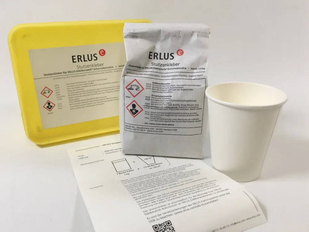 Fatia ácida 1 kg para conexão de tubos de chaminé de papagaio