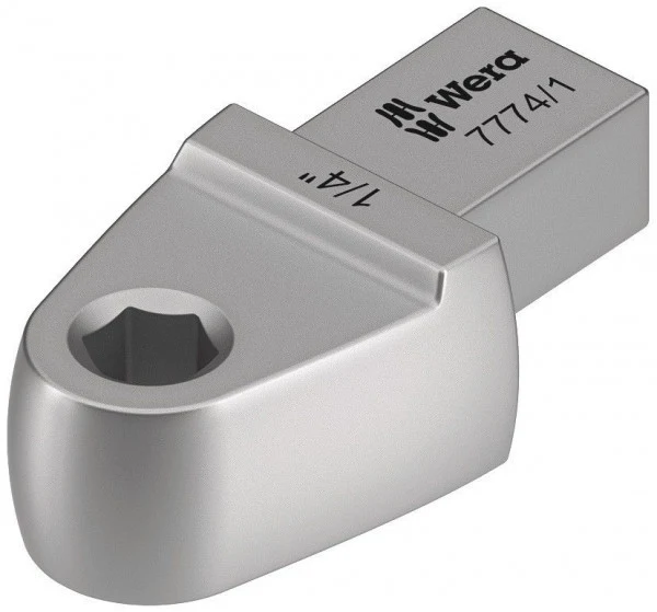 Ferramenta de inserção adaptador de ponta de 1/4" 9x12mm Wera 7774/1 ref.078640