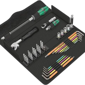 Ferramentas de aparafusar para trabalhos de fenestração 35 pcs. Wera Kraftform Kompakt F 1