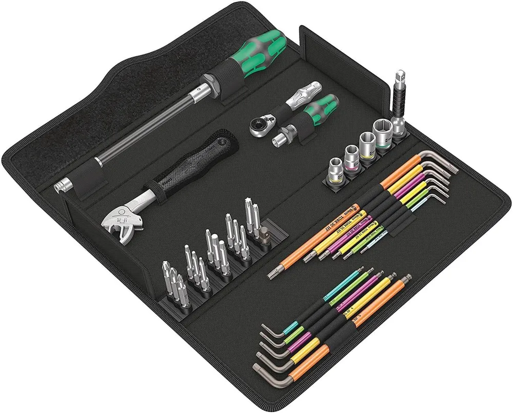 Ferramentas de aparafusar para trabalhos de fenestração 35 pcs. Wera Kraftform Kompakt F 1