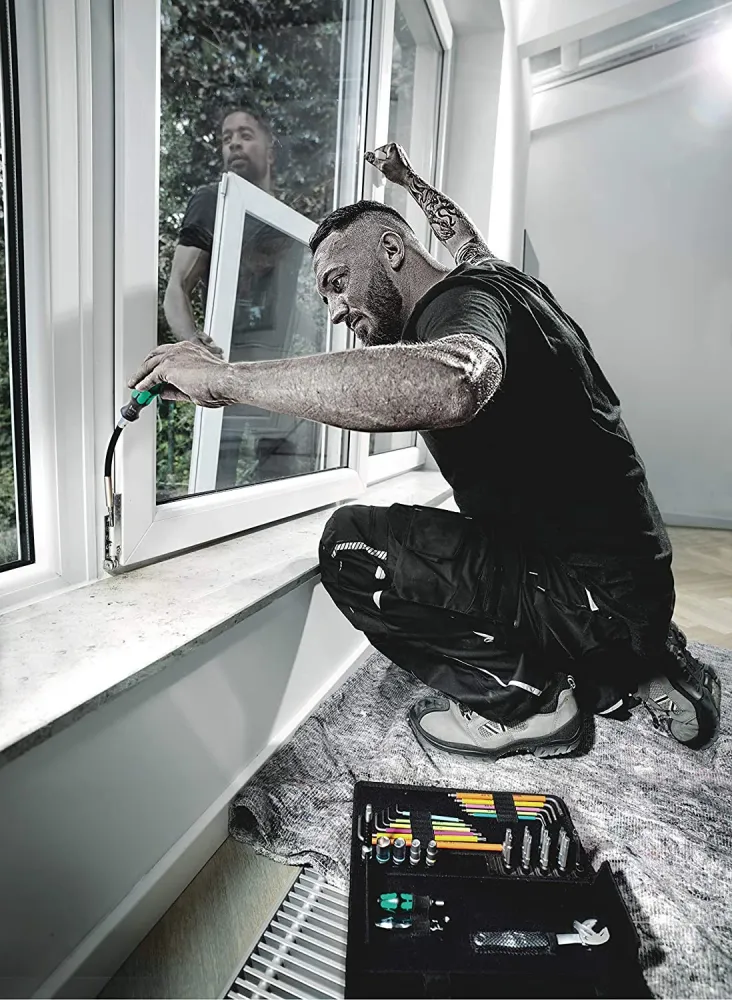 Ferramentas de aparafusar para trabalhos de fenestração 35 pcs. Wera Kraftform Kompakt F 1