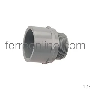 ADAPTADOR ROSCA EXTERIOR CPVC C-80 38MM 1 1/2" Ferreonline (Ferremateriales La Mexicana)