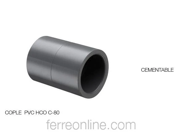 COPLE PVC HIDRAULICO C-80 75MM 3" Ferreonline (Ferremateriales La Mexicana)