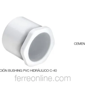 REDUCCION BUSH PVC HCO C-40 CEM 1 1/2 X 3/4" Ferreonline (Ferremateriales La Mexicana)