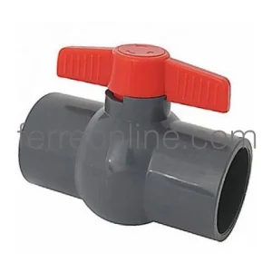VALVULA DE BOLA CPVC C-80 25MM 1" CRESCO 1609010 Ferreonline (Ferremateriales La Mexicana)
