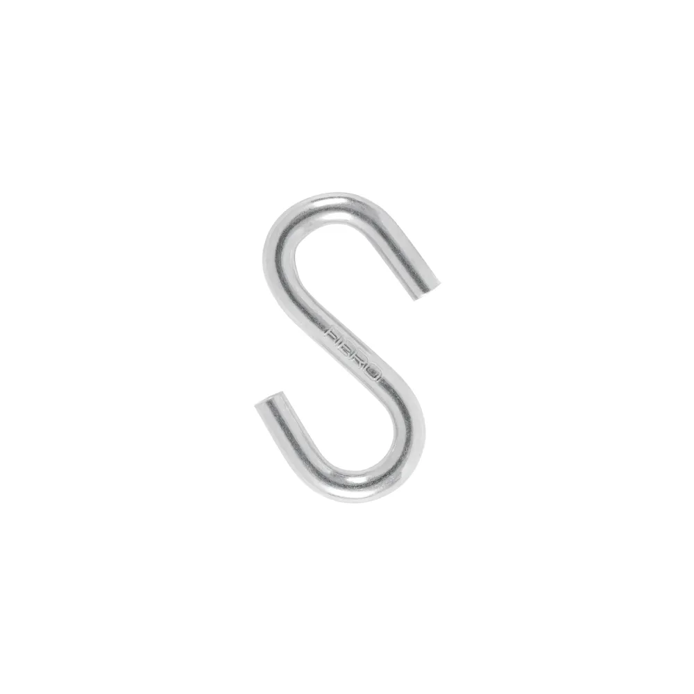 Gancho "S" de Acero para Cable Fiero 5/16"