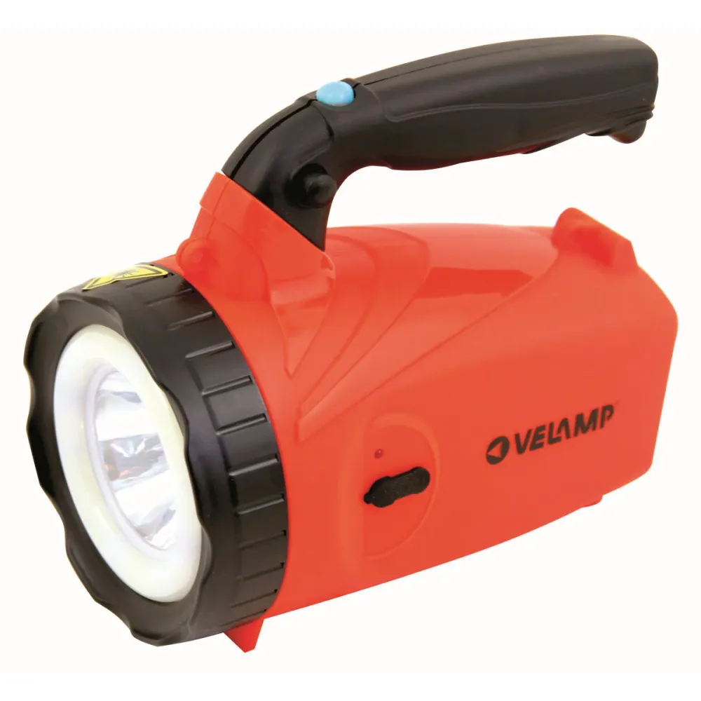 Foco de mão LED recarregável Velamp SUPER HORNET 5 W 350 lm