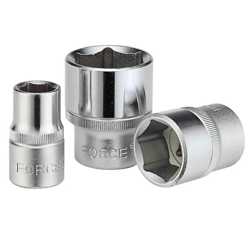 DADO HEXAGONAL FORCE []1/4" X 12 MM