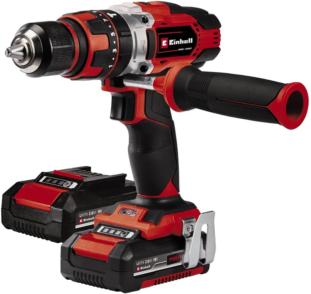 Furadeira 18V 48Nm com 2 baterias 2Ah e maleta Einhell TE-CD 18/48 Li-i