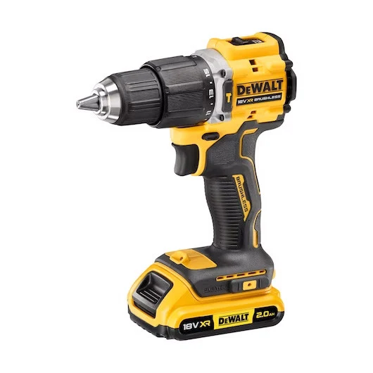 Furadeira de martelo XR 18V Edição limitada 100 anos com 2bat 2Ah + caixa Dewalt DCD100YD2T
