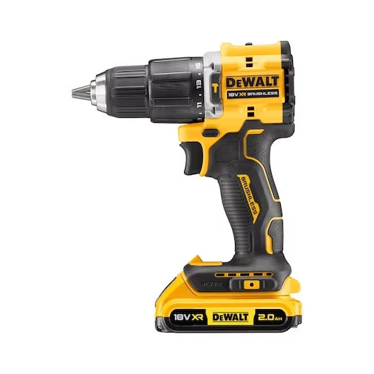 Furadeira de martelo XR 18V Edição limitada 100 anos com 2bat 2Ah + caixa Dewalt DCD100YD2T