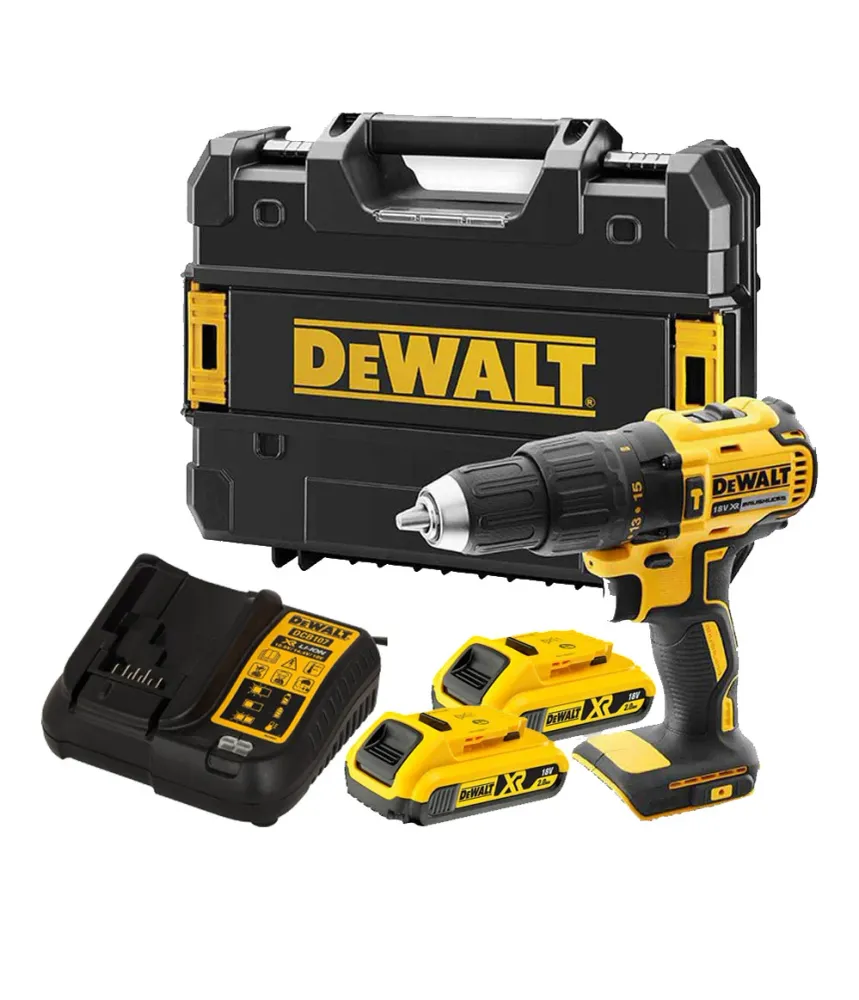 Furadeira percutor DCD778D2T 18V 2 bat. 2,0Ah com maleta Dewalt