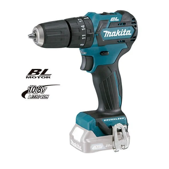Furadeira Percutor sem escovas 12Vmax CXT BL 10mm Makita HP332DZ