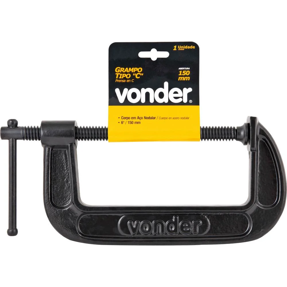 GRAMPO TIPO C 06" 152MM 3575000600 VONDER