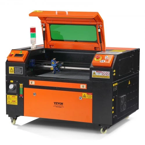 Gravadora Laser CO2 VEVOR 50W 300x500mm Alta Precisão