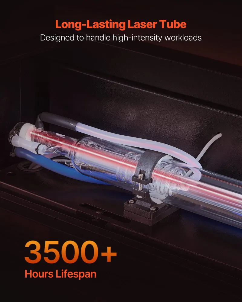 Gravadora Laser CO2 VEVOR 50W 500x300mm Profissional