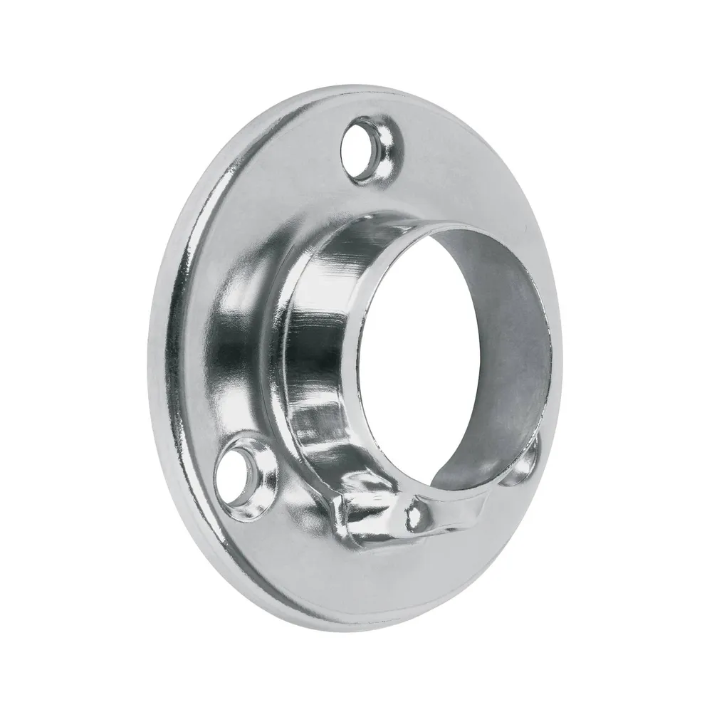 Brida Cromada para Tubo Redondo de 1" (25 mm) Hermex