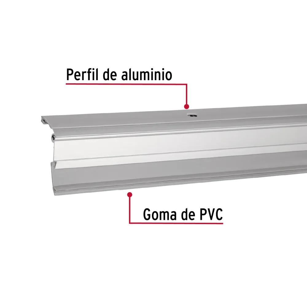 Guardapolvo Automatico 100 cms Hermex Color Aluminio