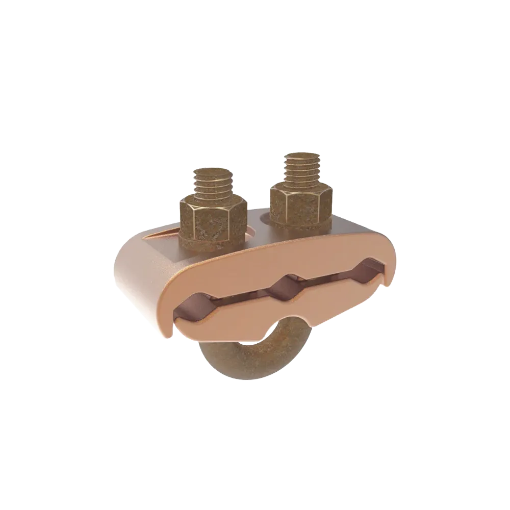 Conector Mecnico para 3 Cables para Calibre 4 AWG - 2/0 AWG Tubera de 3/8" o Varilla 5/8" - 3/4" Perno 3/8". HUBBELL B...