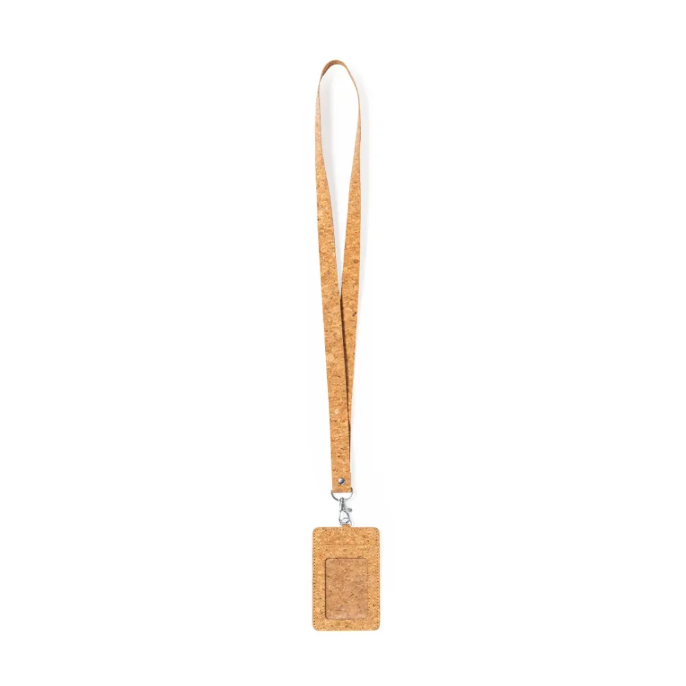 Identificador Lanyard em Cortiç Natural