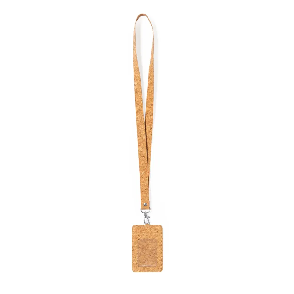 Identificador Lanyard em Cortiç Natural