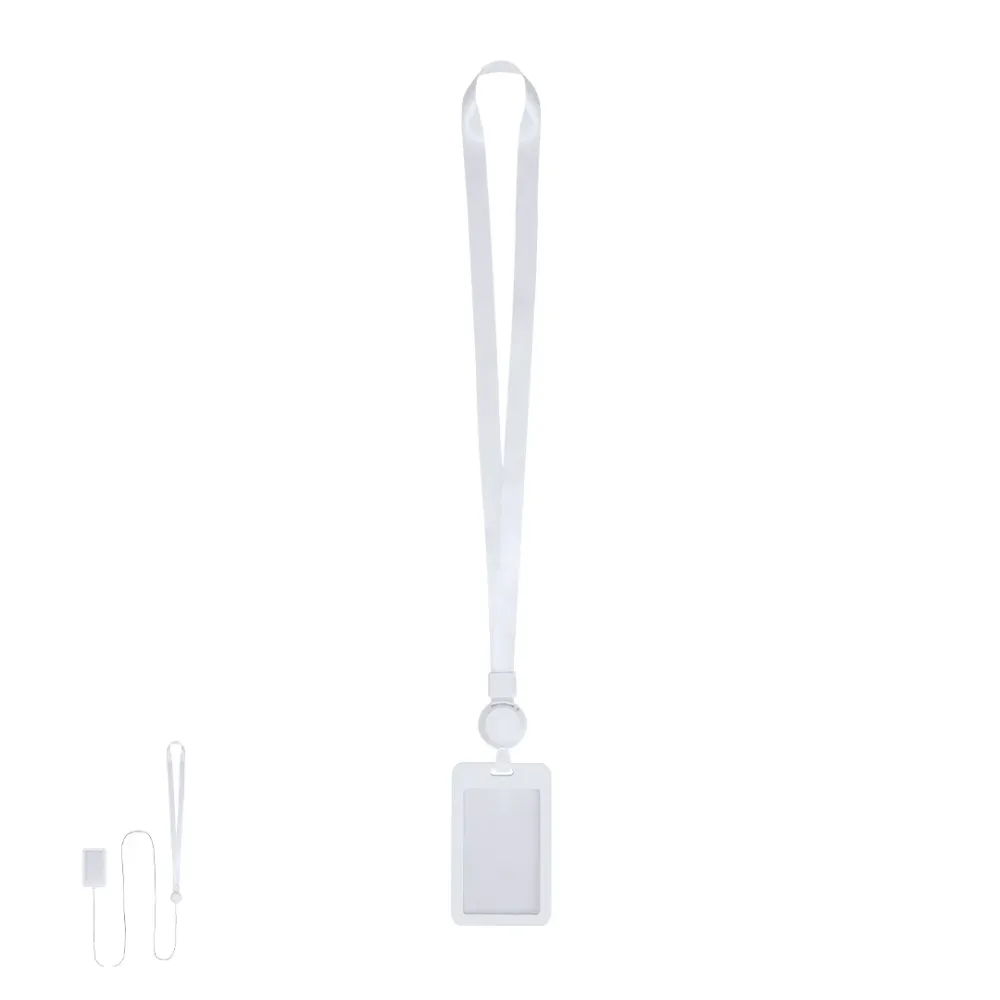 Identificador Lanyard Extensível com Porta-cartões