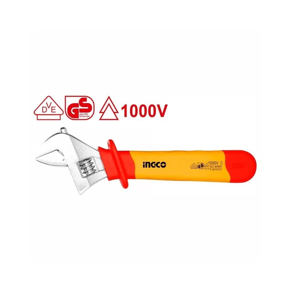 LLAVE FRANCESA INGCO 10" AISLADA 1000V HIADW101