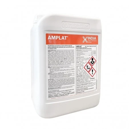 Inseticida para mosquitos, moscas e baratas Índia Amplat - 10 litros -