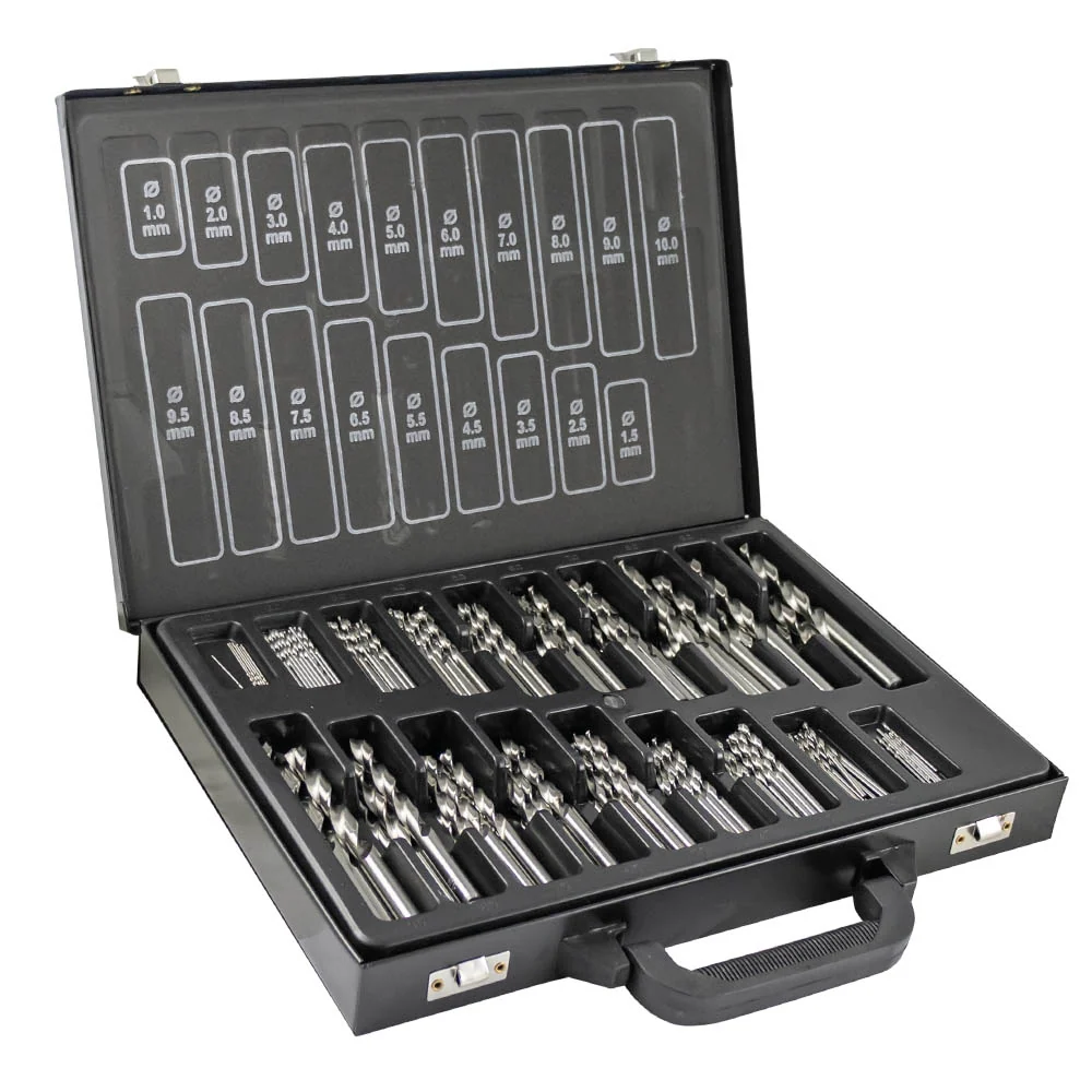 Conjunto de Brocas Helicoidais 1-10mm HSS 4341 - 53852 JBM