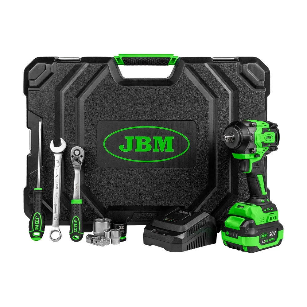 Mala de ferramentas com chave de impacto bateria de 800 Nm - 54863 JBM