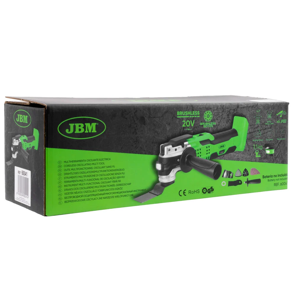 MULTIFERRAMENTA OSCILANTE BATERIA - APENAS O CORPO - 60041 JBM