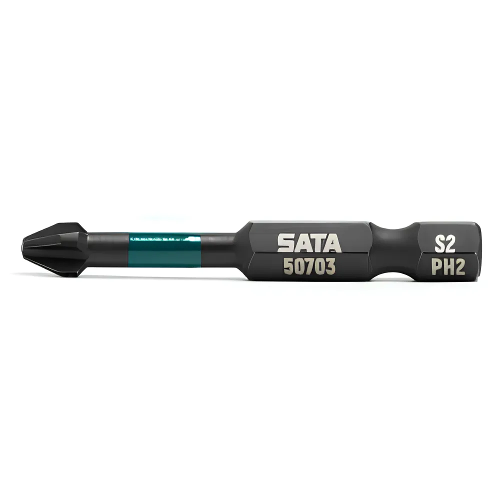 Jogo De Bits Impacto Ponta Phillips 2 - 29mm 10 Peças ST59603 Sata