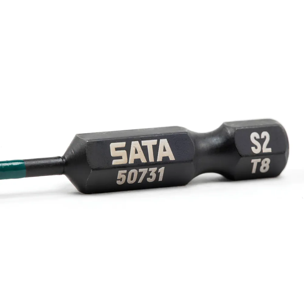 Jogo De Bits Impacto Ponta Torx T10 50mm 5 Peças ST59732 Sata