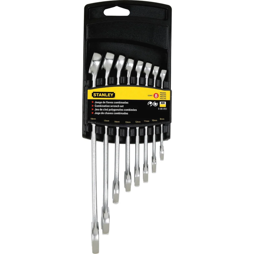 JOGO DE CHAVE COMBINADA 8 PEÇAS 8MM 88-855 STANLEY