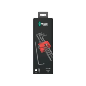 Jogo de 9 Chaves allen BlackLaser Wera 073596