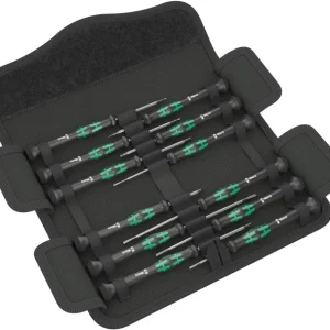 Jogo 12 chaves de fendas electrónica Kraftform Micro 12 Universal 1 Wera 073675