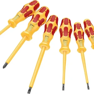Jogo de chaves de fendas Kraftform VDE 6pcs Wera 1060 i/1062 i/6