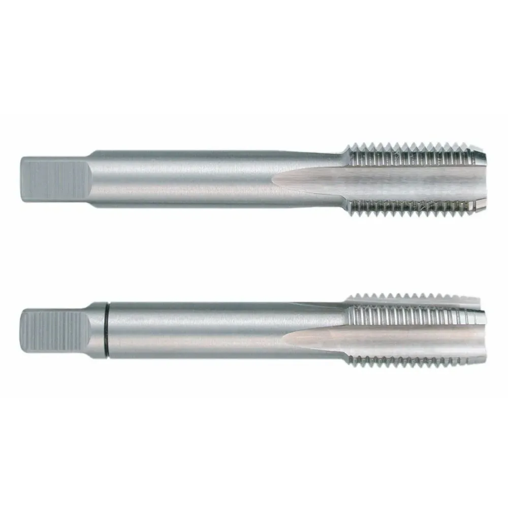 Jogo de machos para roscar manualmente RUKO 6 mm ço de alta velocidade (HSS) DIN 2181 2 Unidades 2 Peças
