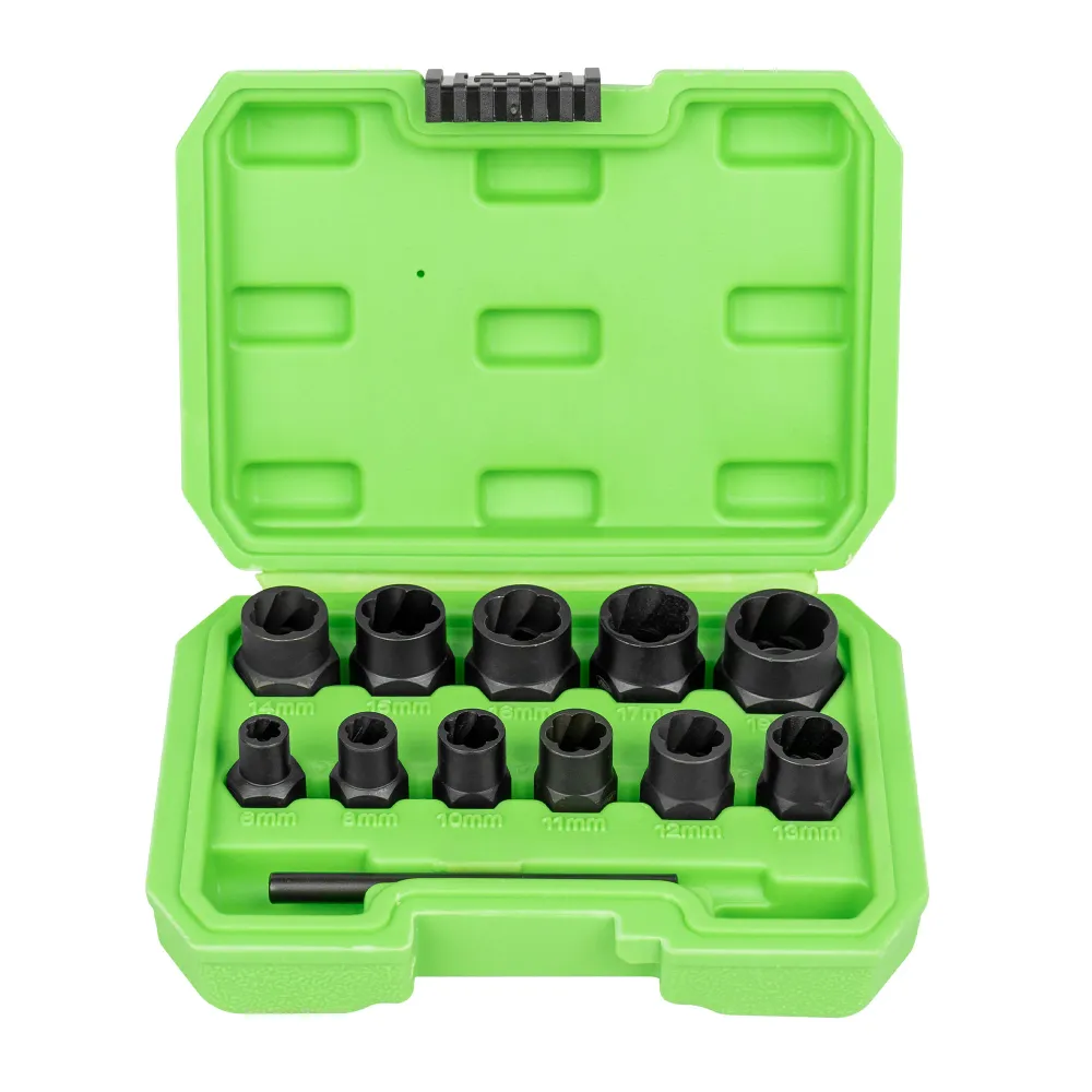 KIT DE BUSSOLE TWIST 3/8" PER L'ESTRAZIONE DI DADI/BULLONI DI SICUREZZA 52962 JBM