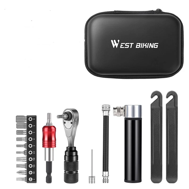 Kit de Ferramentas para Bicicleta WEST BIKING 4-em-1.
