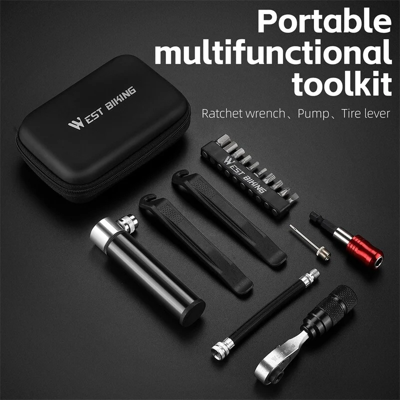 Kit de Ferramentas para Bicicleta WEST BIKING 4-em-1.