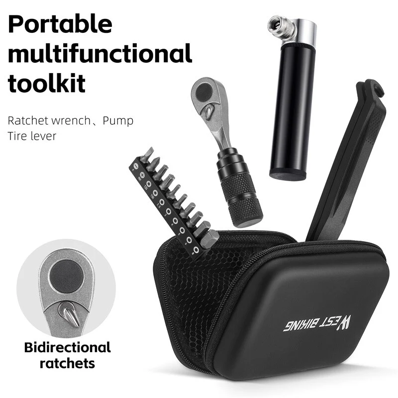 Kit de Ferramentas para Bicicleta WEST BIKING 4-em-1.